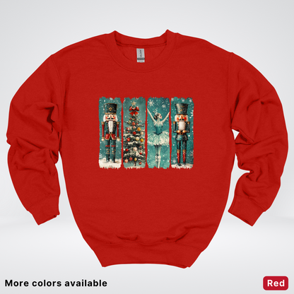 Vintage Nutcracker Ballet Panel - Crewneck