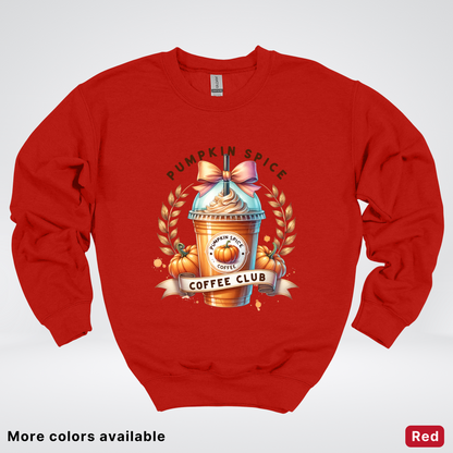 Pumpkin Spice Coffee Club - Crewneck Sweatshirts