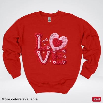 Love Hook Yard Faux - Crewneck Sweatshirt