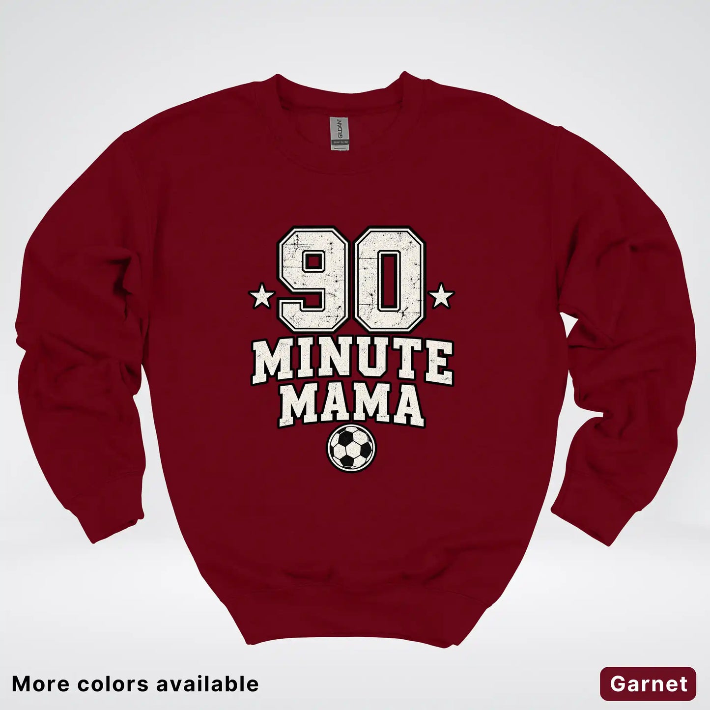 90 Minute Mama – Vintage Soccer Mom Crewneck Sweatshirt