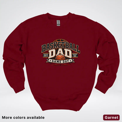 Basketball Dad – Game Day Crewneck Sweatshirt