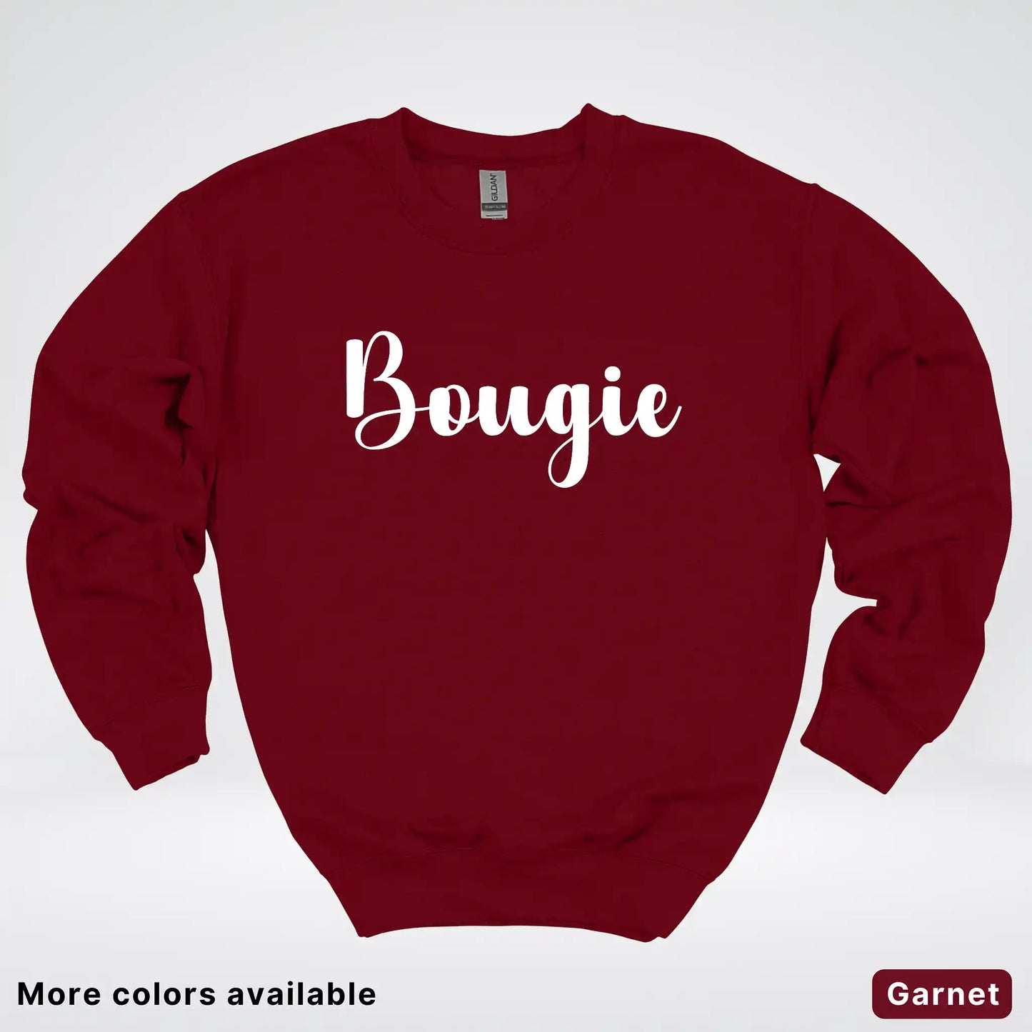 Bougie - White Design - Crewneck Sweatshirt
