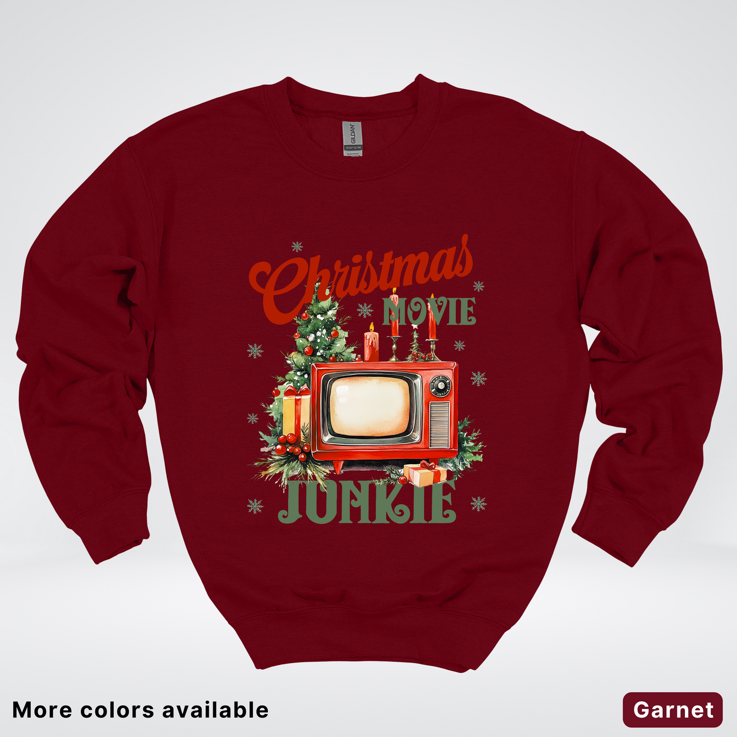 Vintage Christmas Movie Lover - Crewneck