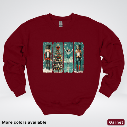 Vintage Nutcracker Ballet Panel - Crewneck