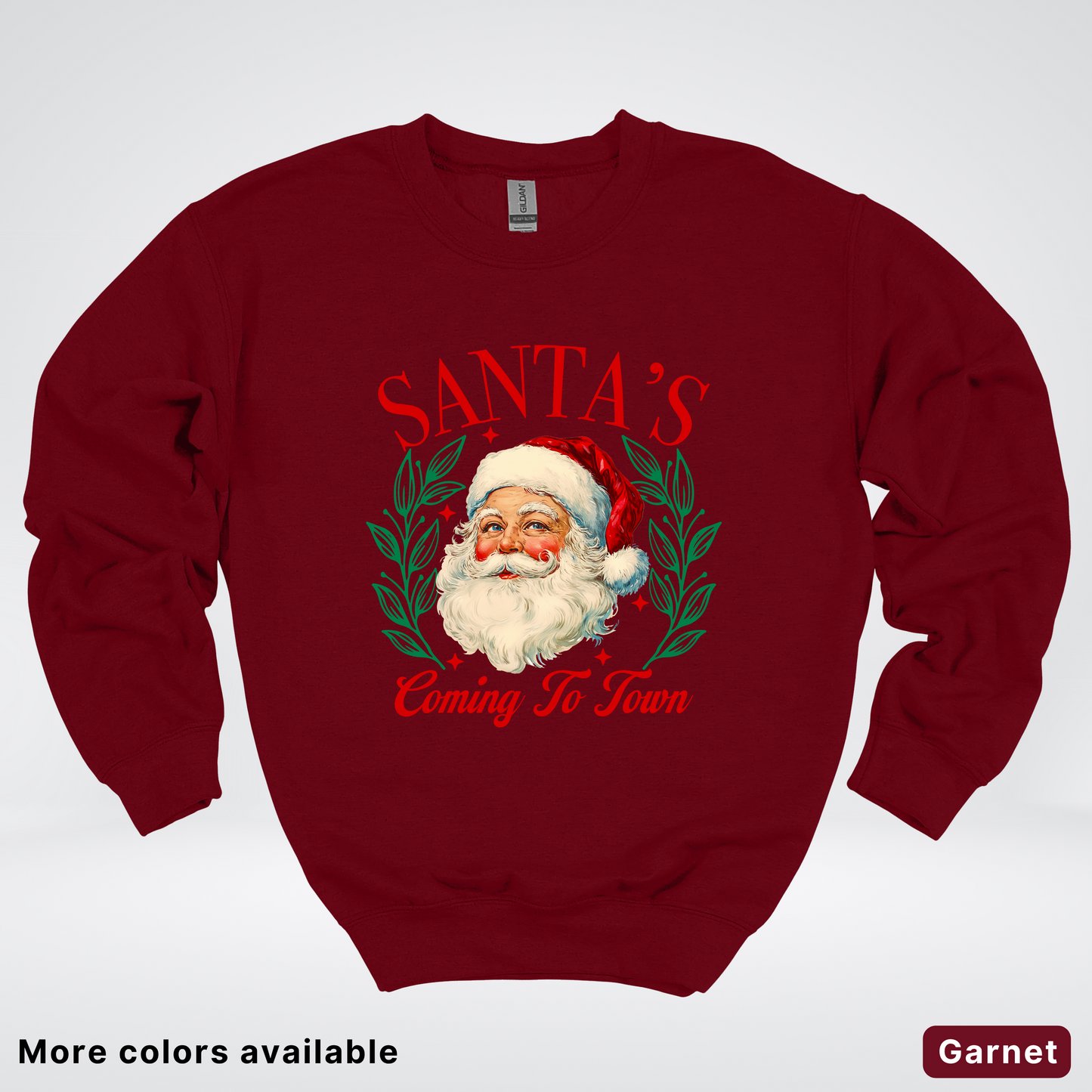 Santa's Coming To Town - Crewneck Sweatshirt
