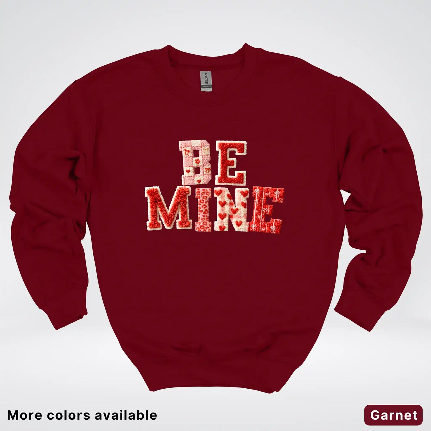 Be Mine Hook Yard Faux - Crewneck Sweatshirt