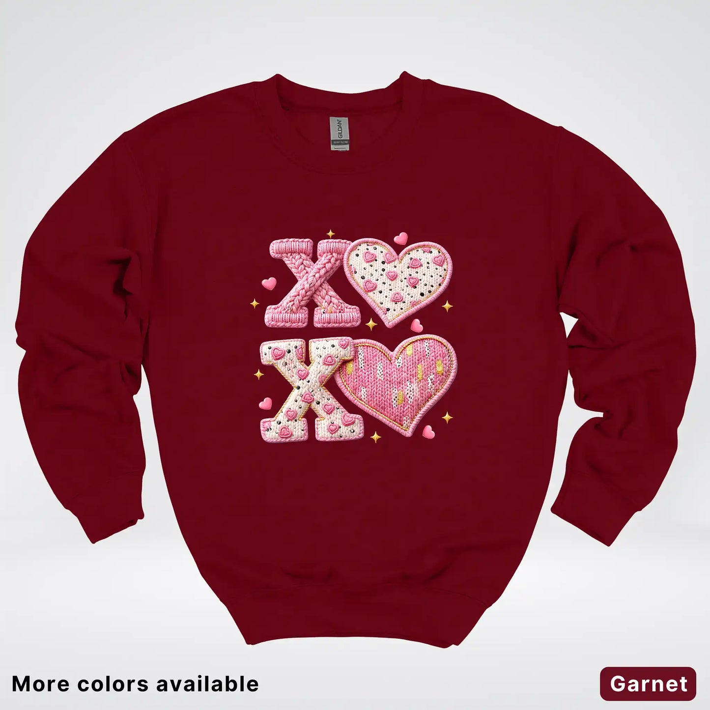 XOXO Hook Yard Faux - Crewneck Sweatshirt