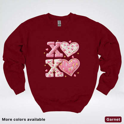 XOXO Hook Yard Faux - Crewneck Sweatshirt