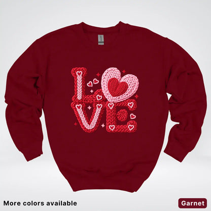 Love Hook Yard Faux - Crewneck Sweatshirt
