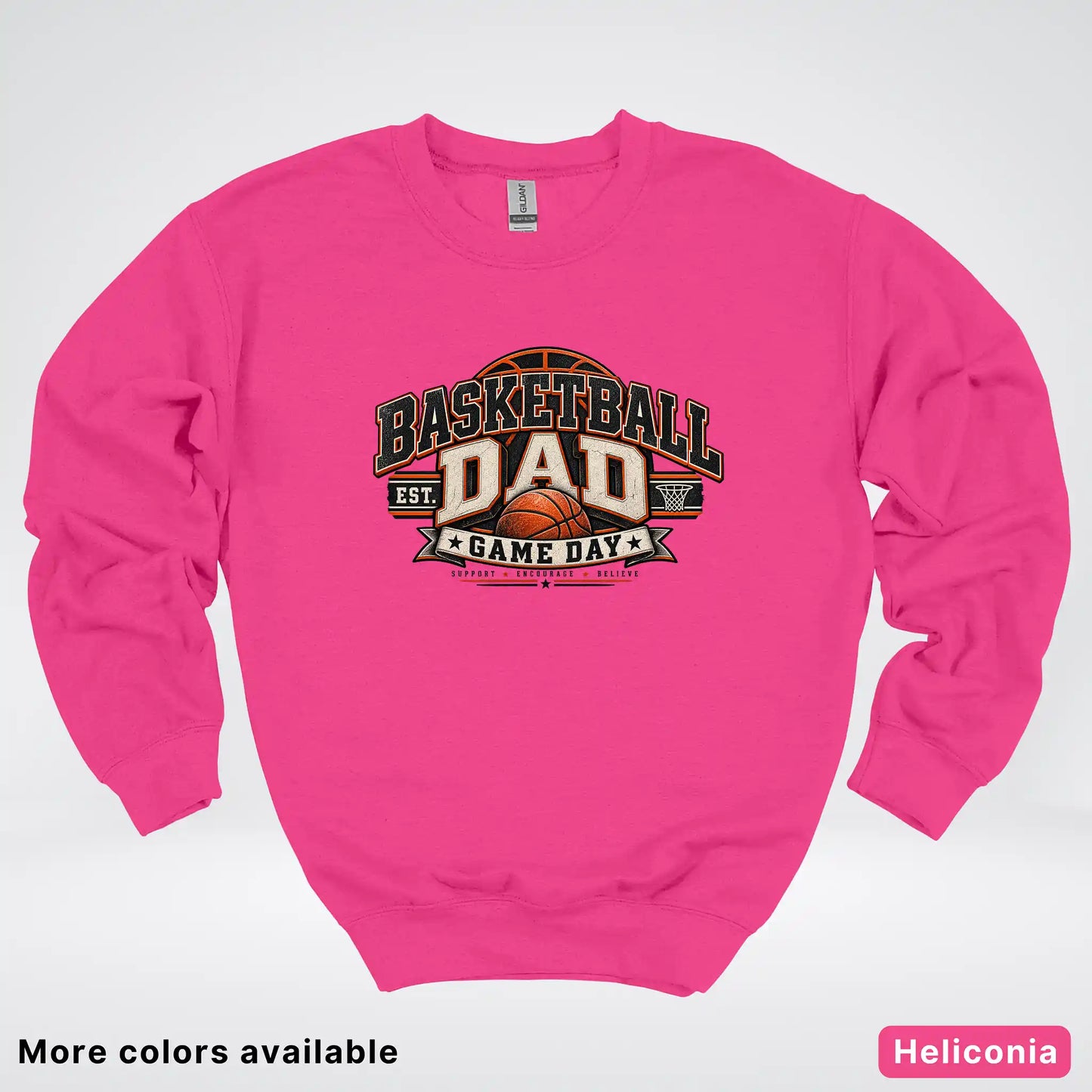 Basketball Dad – Game Day Crewneck Sweatshirt