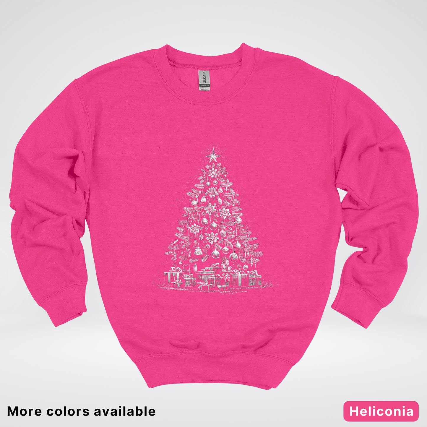 Classic Christmas Tree with Gifts - Crewneck Sweatshirt