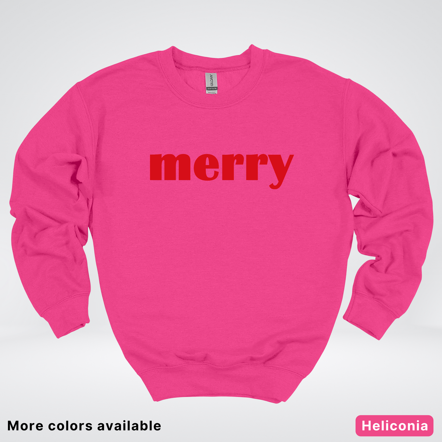 Merry - Red Design - Crewneck