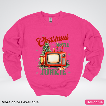Vintage Christmas Movie Lover - Crewneck