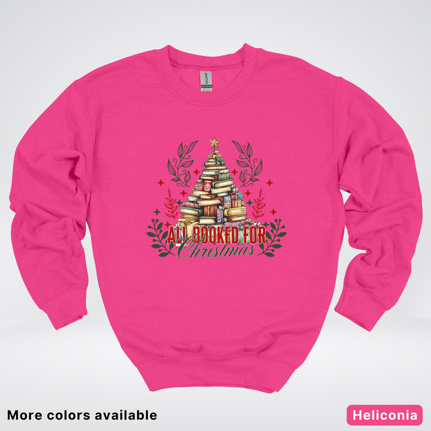 All Booked For Christmas - Crewneck Sweatshirt