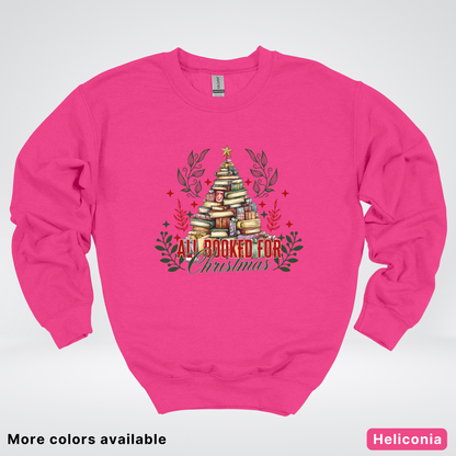 All Booked For Christmas - Crewneck Sweatshirt
