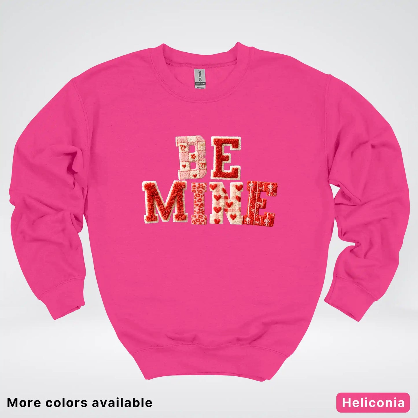 Be Mine Hook Yard Faux - Crewneck Sweatshirt