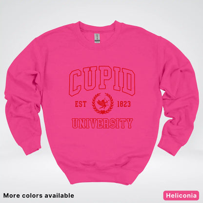 Cupid University Est 1823 - Red Design - Crewneck Sweatshirt