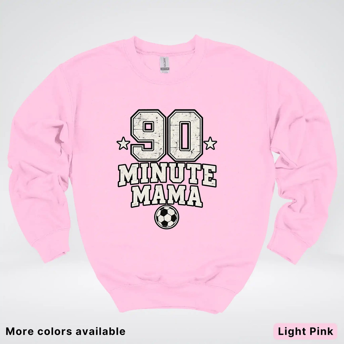 90 Minute Mama – Vintage Soccer Mom Crewneck Sweatshirt