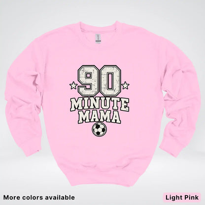 90 Minute Mama – Vintage Soccer Mom Crewneck Sweatshirt
