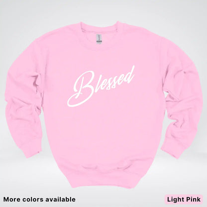Blessed Script Crewneck Sweatshirt