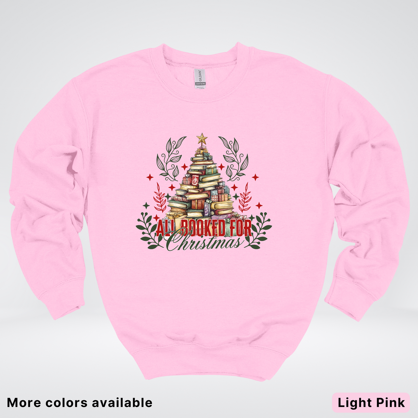 All Booked For Christmas - Crewneck Sweatshirt