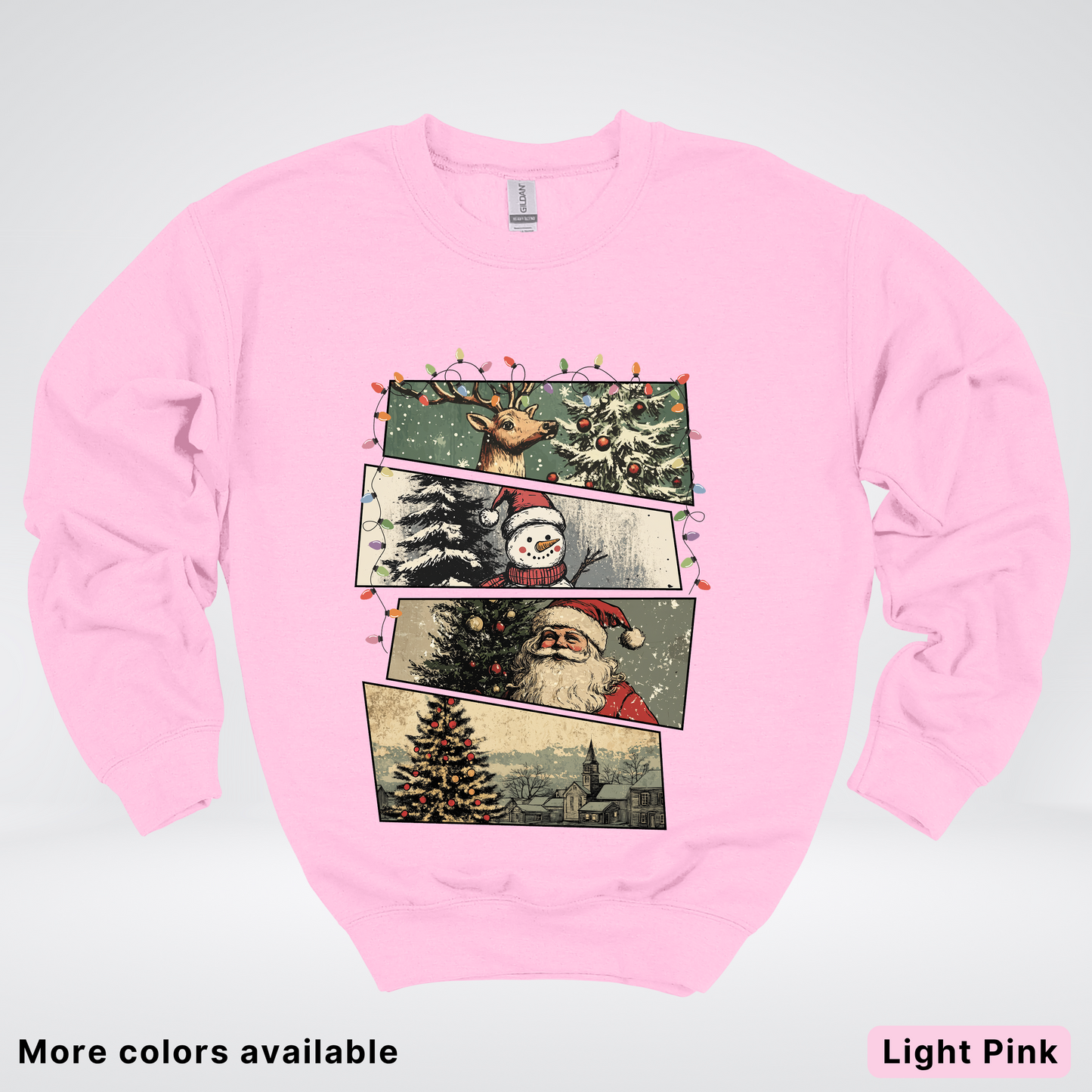 Retro Holiday Collage - Crewneck