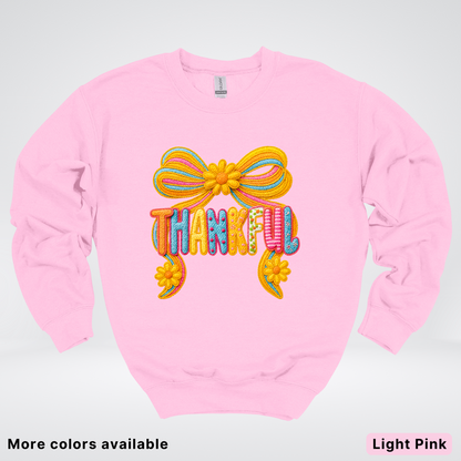 Thankful Crochet Style Fall - Sweatshirt