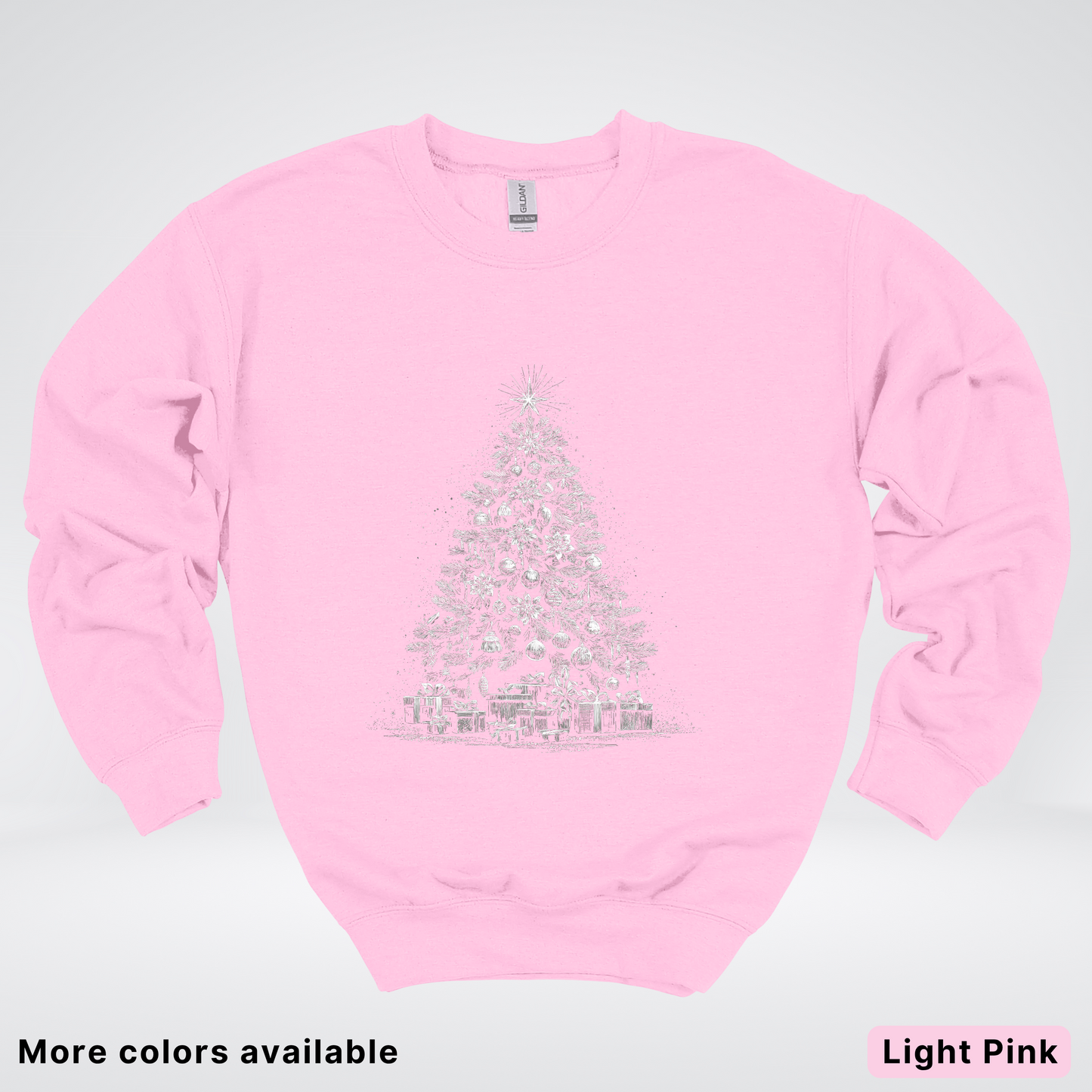 Classic Christmas Tree with Gifts - Crewneck Sweatshirt