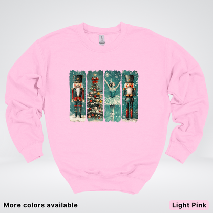 Vintage Nutcracker Ballet Panel - Crewneck