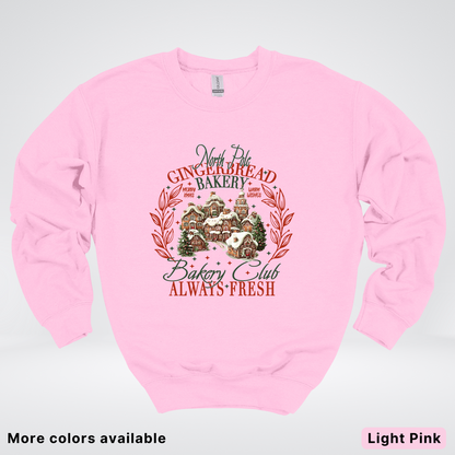 North Pole Gingerbread Bakery  Club Always Fresh - Sweatshirt