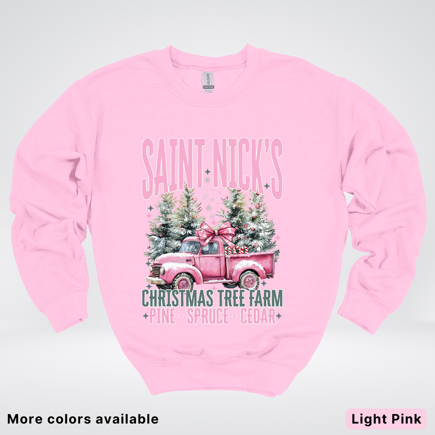 Saint Nick's Christmas Tree Farm - Crewneck Sweatshirt