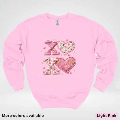 XOXO Hook Yard Faux - Crewneck Sweatshirt
