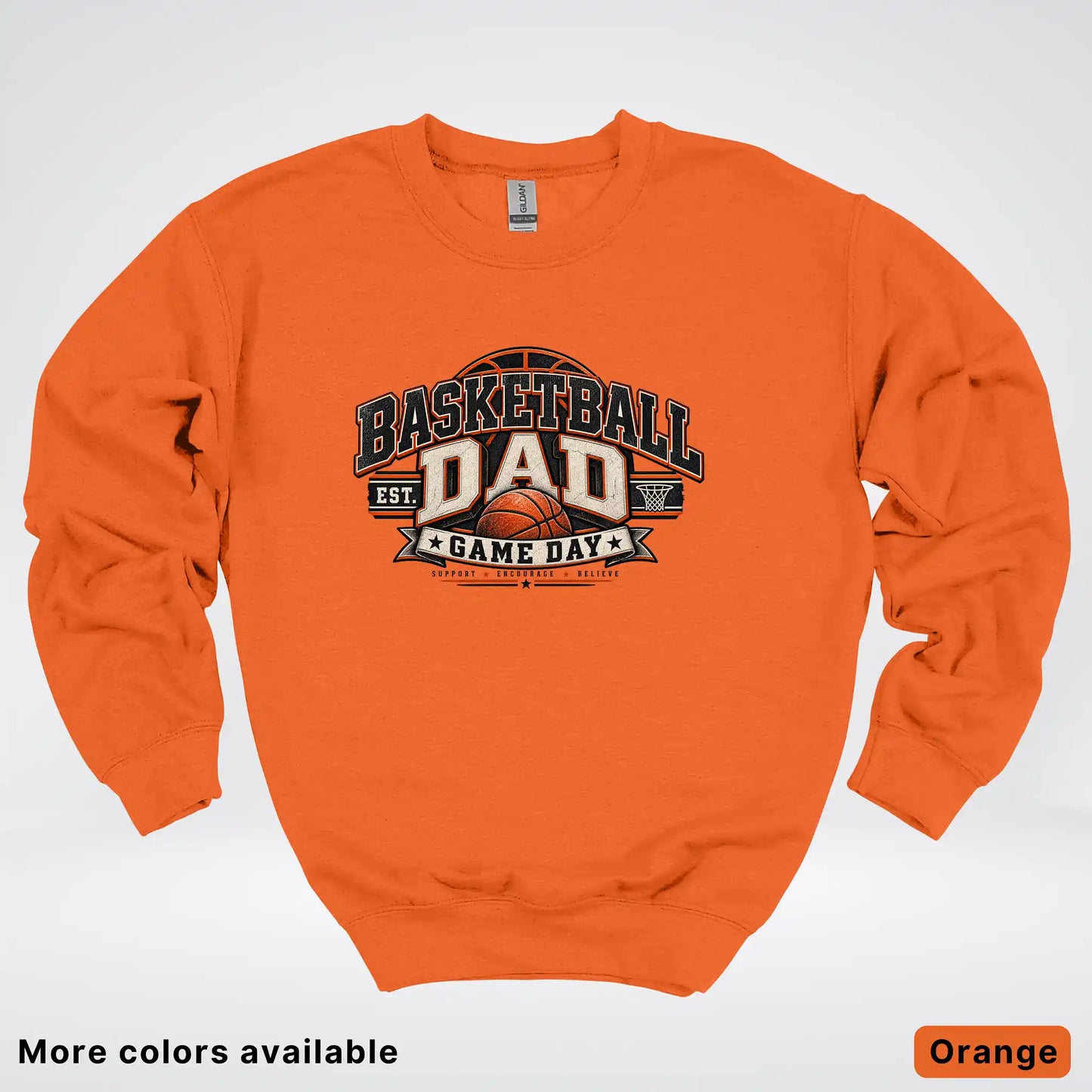 Basketball Dad – Game Day Crewneck Sweatshirt