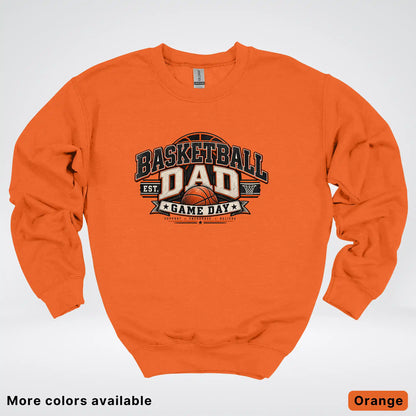 Basketball Dad – Game Day Crewneck Sweatshirt