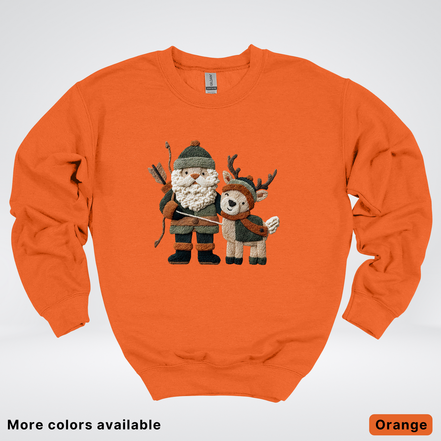 Hook Yard Faux Woodland Christmas Duo - Crewneck Sweatshirt