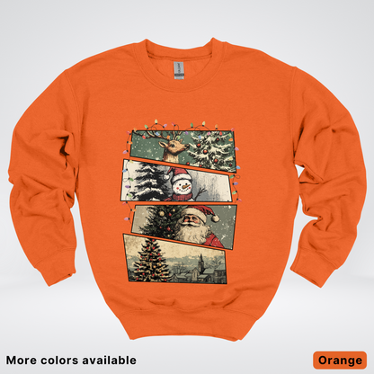 Retro Holiday Collage - Crewneck