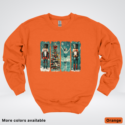 Vintage Nutcracker Ballet Panel - Crewneck