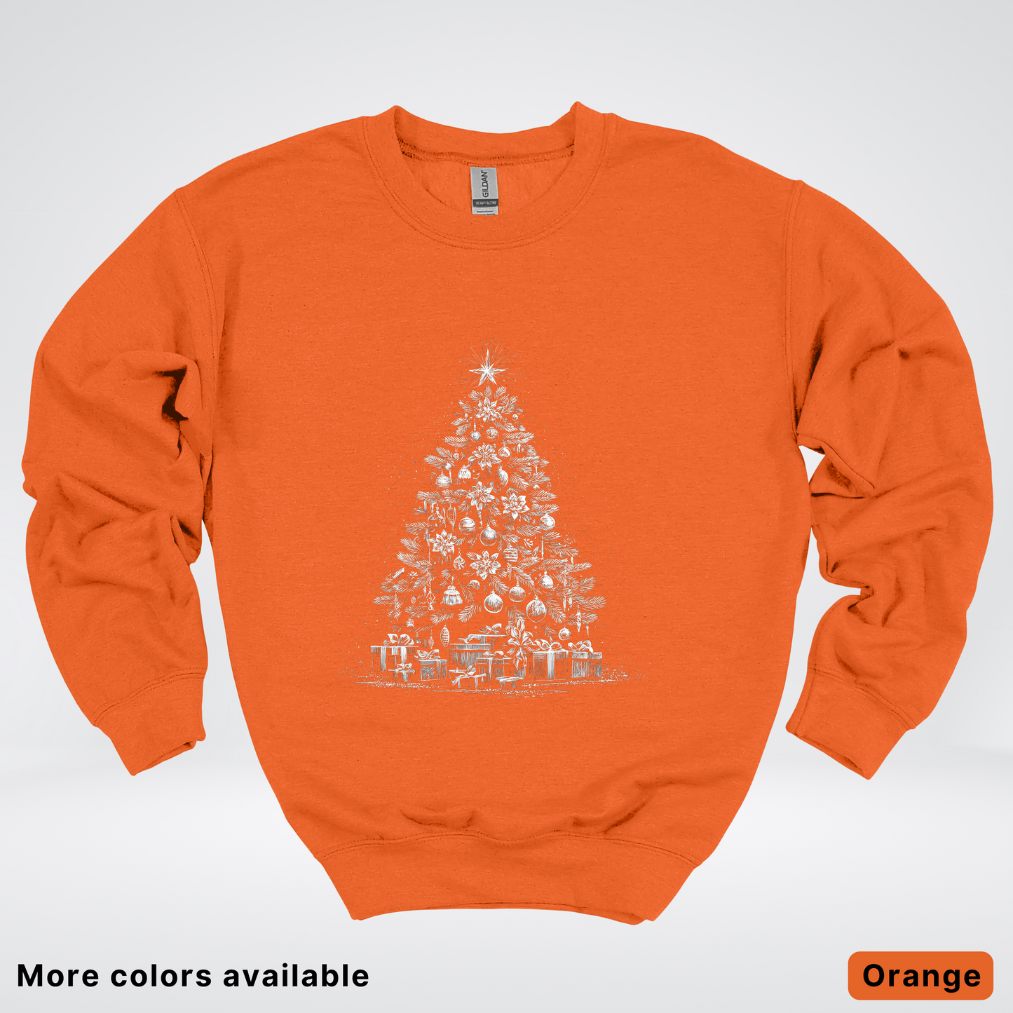 Classic Christmas Tree with Gifts - Crewneck Sweatshirt