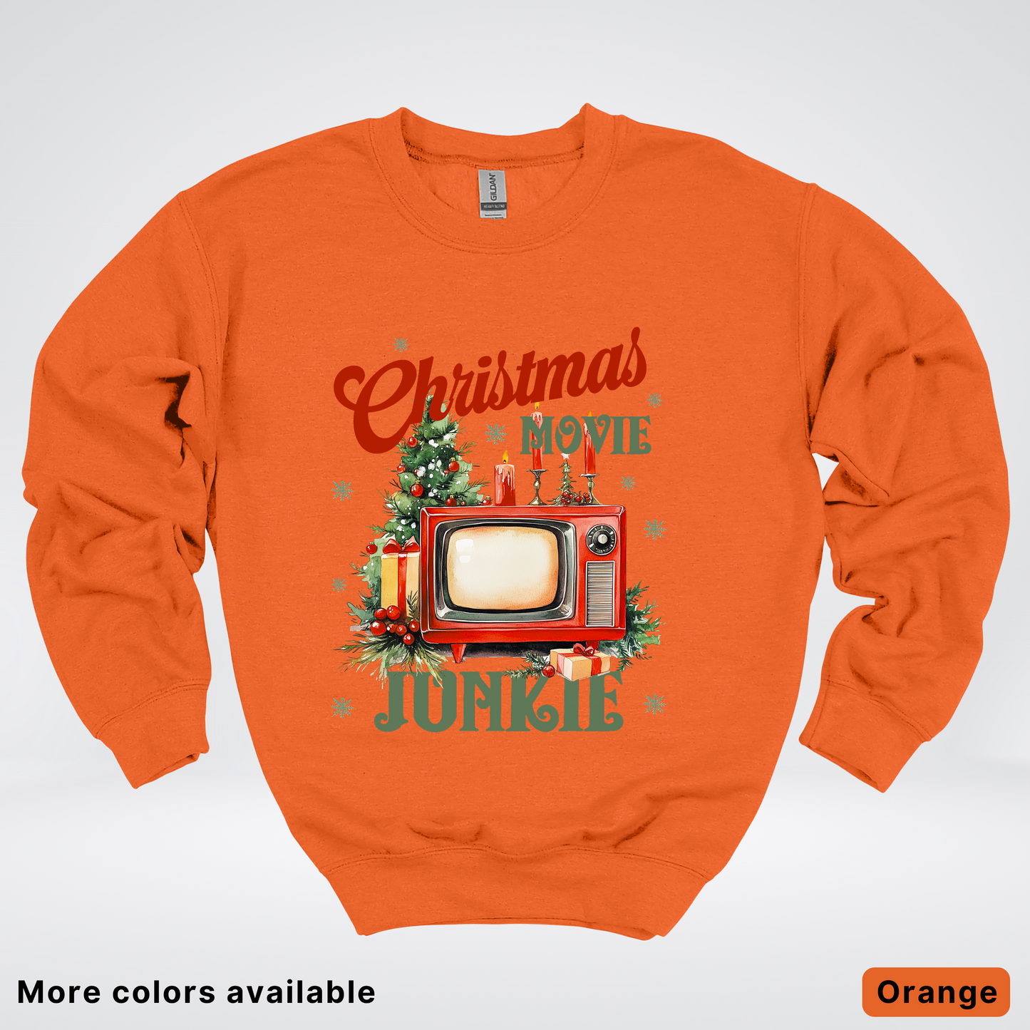 Vintage Christmas Movie Lover - Crewneck