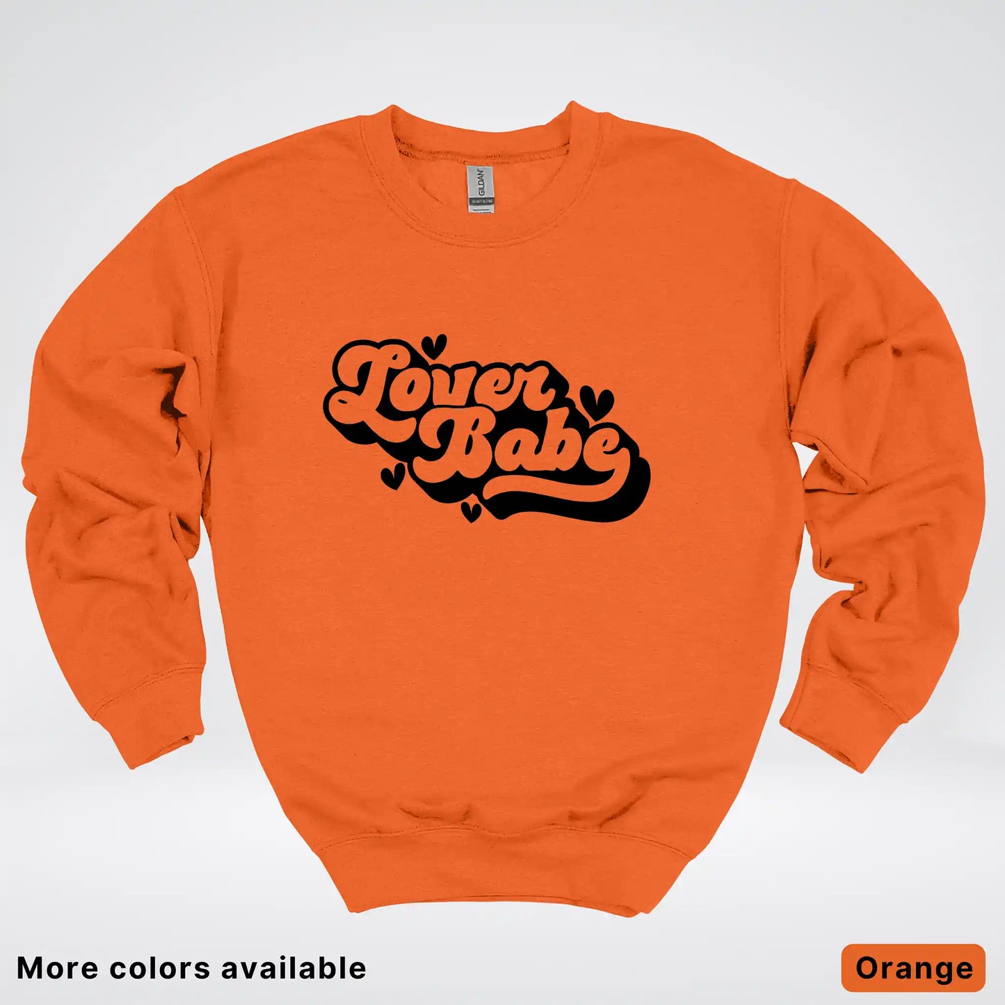 Lover Babe - Black Design - Crewneck Sweatshirt