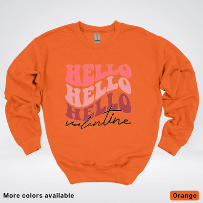 Hello Hello Hello Valentine - Crewneck Sweatshirt