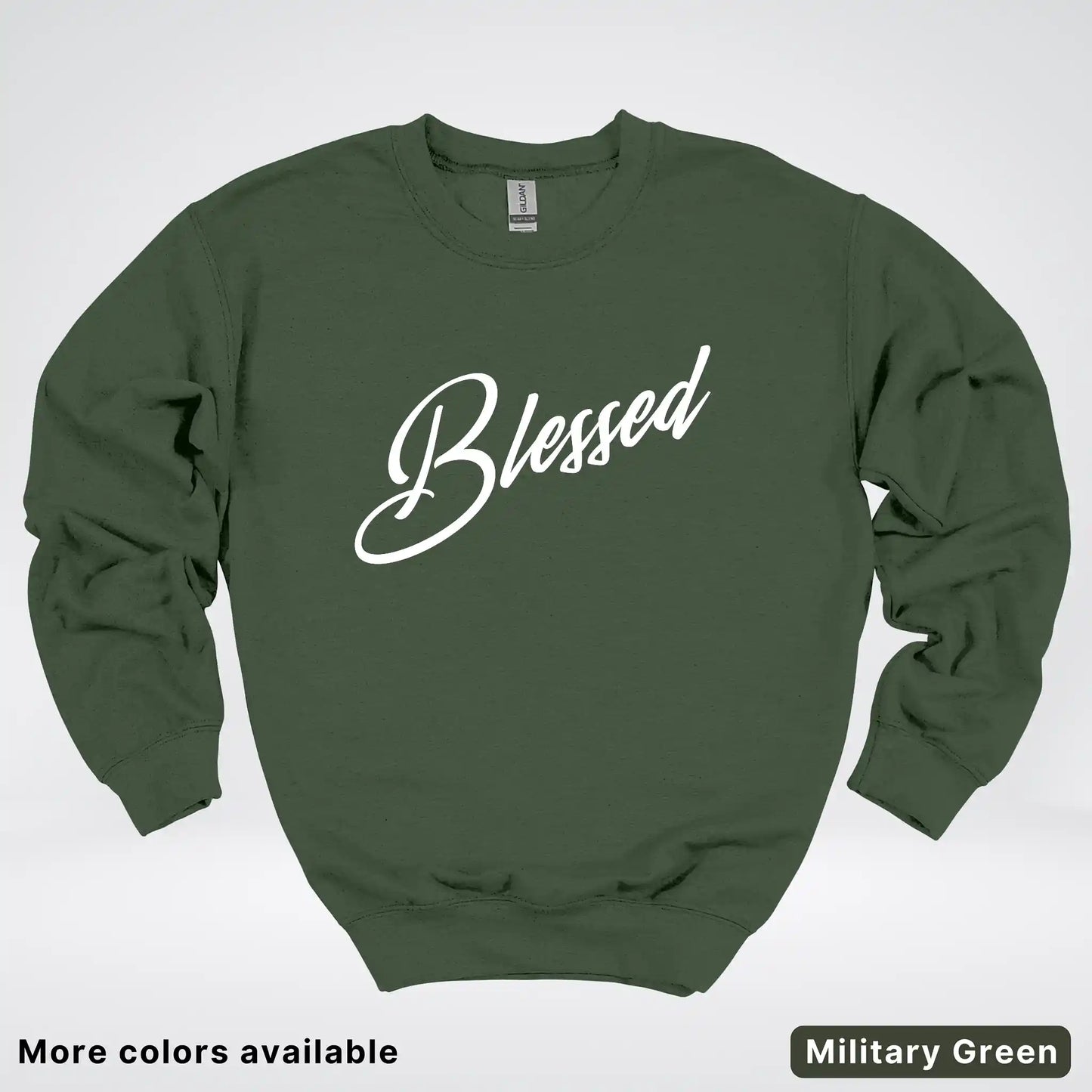 Blessed Script Crewneck Sweatshirt