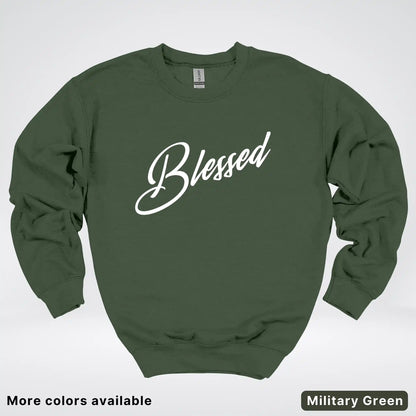 Blessed Script Crewneck Sweatshirt