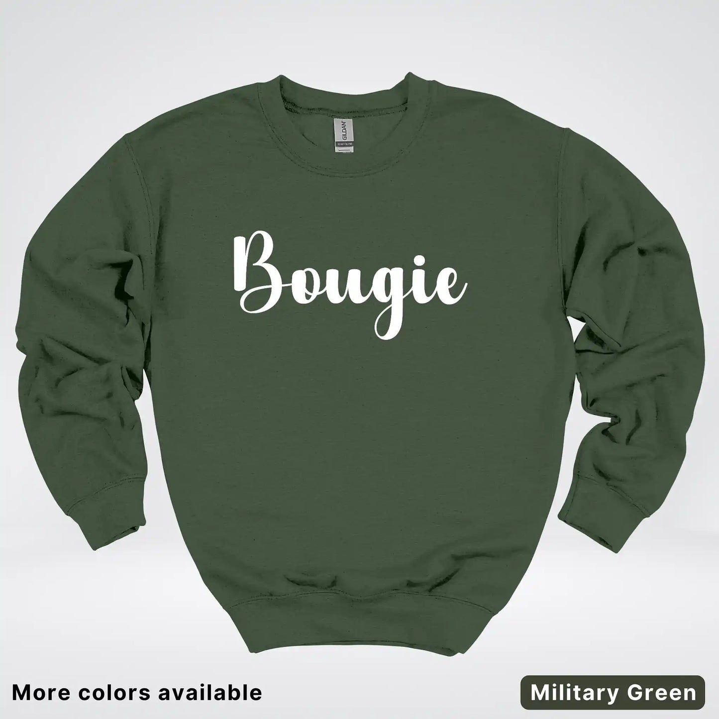 Bougie - White Design - Crewneck Sweatshirt