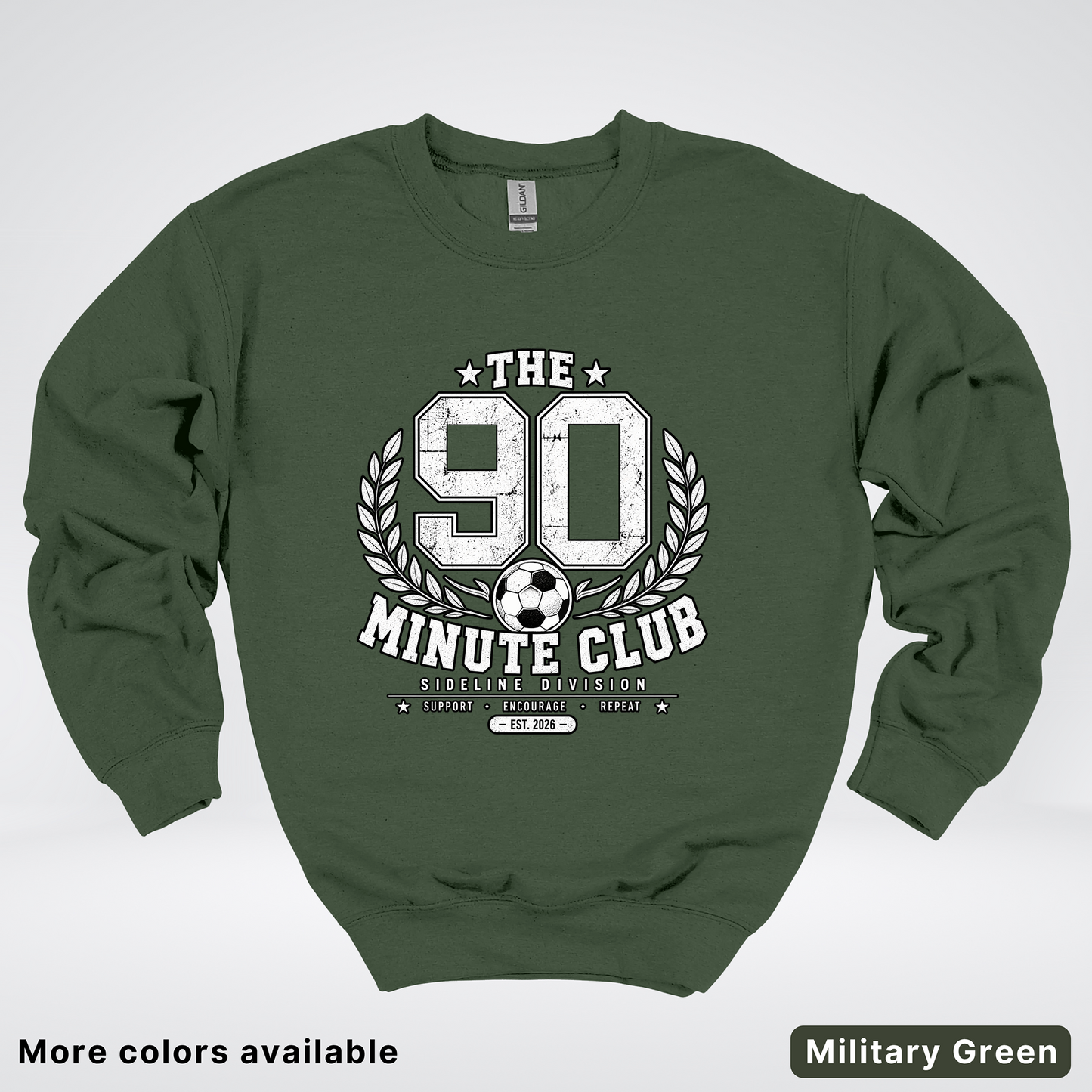 The 90 Minute Club Side Line Division Crewneck Sweatshirt