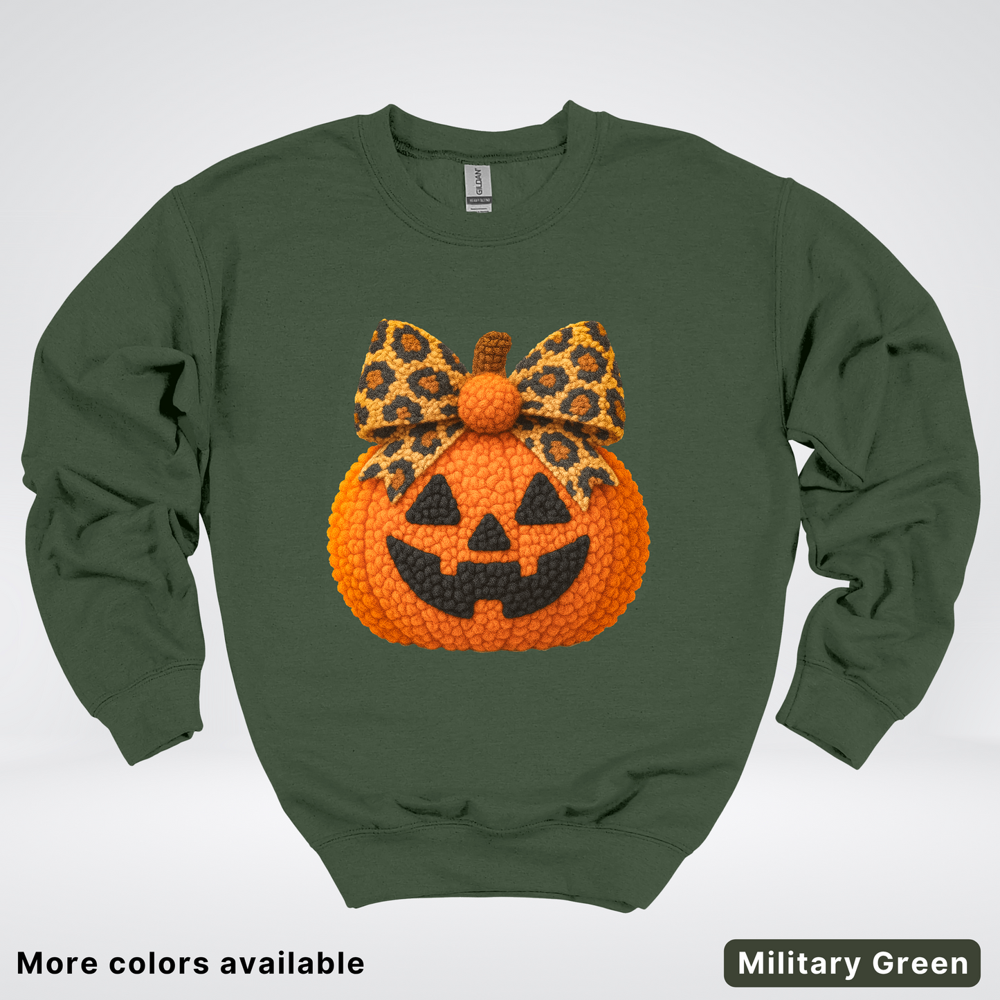 Coquette Crochet Pumpkin - Sweatshirt
