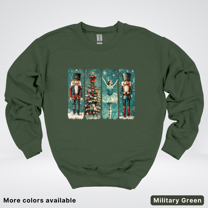 Vintage Nutcracker Ballet Panel - Crewneck