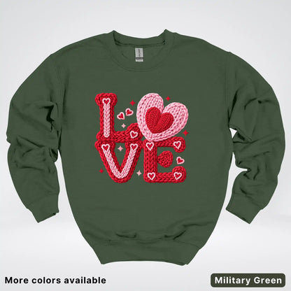 Love Hook Yard Faux - Crewneck Sweatshirt