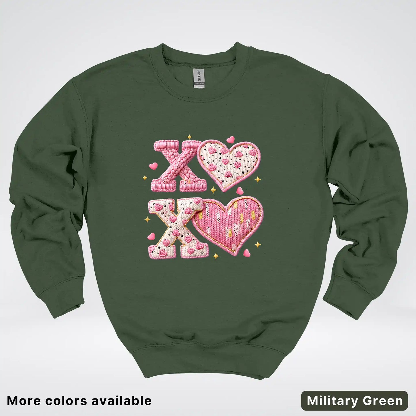 XOXO Hook Yard Faux - Crewneck Sweatshirt