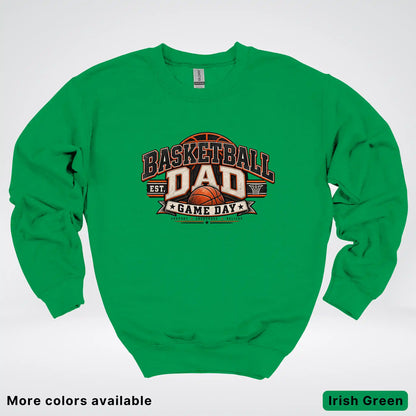 Basketball Dad – Game Day Crewneck Sweatshirt